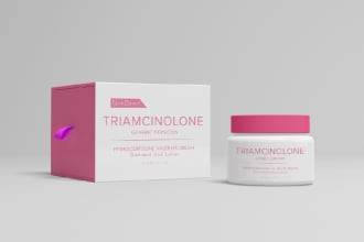 design cosmetic skincare products labels or packaging