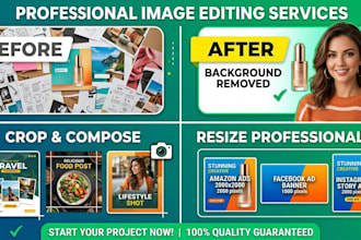 remove background crop, and resize images professionally