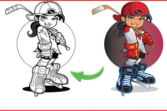 create vector line art from any image,drawing,logo in HD