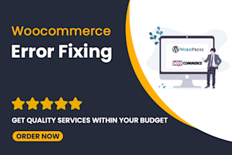 fix your woocommerce website issues