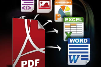 pdf to word, word to PDF and more