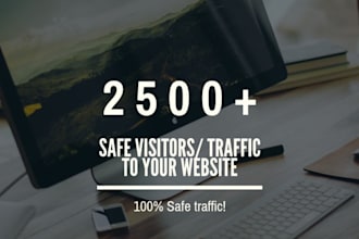 promotion drive 2500 real visitors to your website 1 month