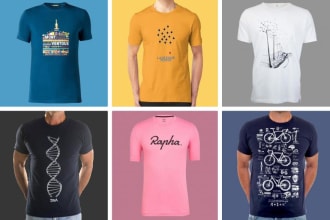 do trendy t shirt design within 24 hours