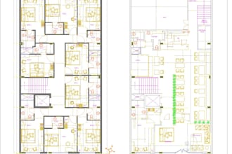 architectural floor plans, 2d floor plan,