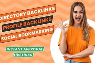 do 50 high pr backlinks, link building SEO service