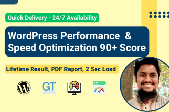 do wordpress speed optimization, gtmetrix, pagespeed insights