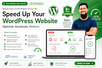 optimize wordpress website speed, gtmetrix, pagespeed insights