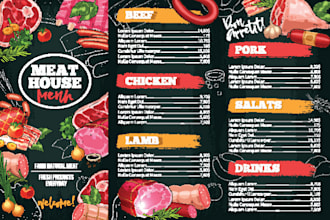 create gorgeous menus for everying catering provider