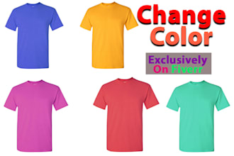 do color change or color correction professionally
