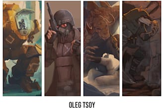 draw your dnd, sci fi, fantasy character or illustration