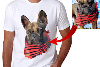 custom pets tshirt for mens