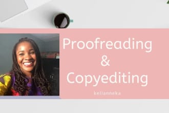 proofread and copy edit your article, document, manuscript