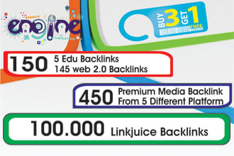 build manual high pr authority SEO backlinks rank website blog or youtube