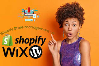 be your shopify store manager management VA