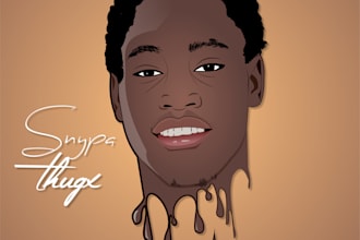 create a catchy album cover illustration for your song