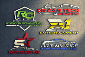 design a unique racing or automotive logo