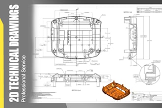 do 2d drawings for manufacturing and patent applications