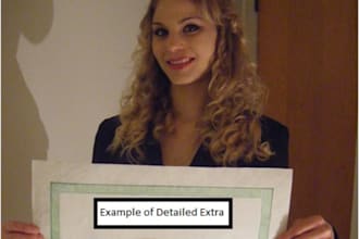 take an amazing picture of myself to promote your message, slogan, website, etc on a sign extra options are detailed drawn sign regular is