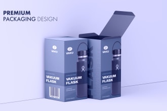 design product packaging box, amazon box