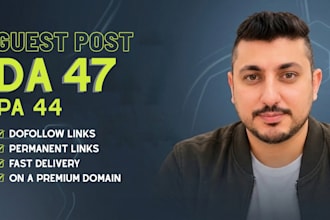guest post on da 47 blog with dofollow backlink