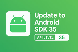 do android sdk 35 application updates for playstore release