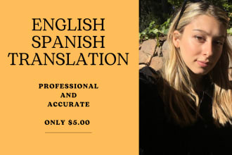 translate english to spanish and spanish to english