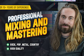 be you mixing engineer and professionally mix and master your indie rock song