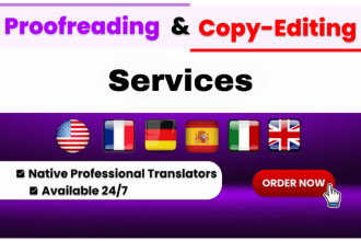 proofread, edit and rewrite your content in all eu languages