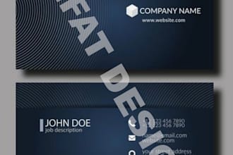 do professional business card design