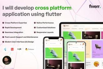develop cross platforms app using flutter