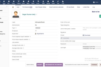 install and manage erp system