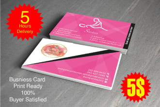 do stylish business card, and stationery design in 5 hours