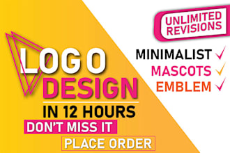 design professional logo, business card, promotional banner and facebook cover