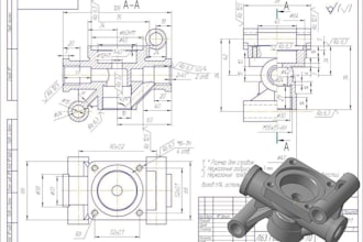 do 2d,3d modeling on autocad for you