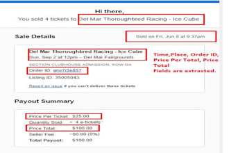 extract your email and write inside google sheet
