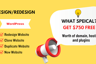 create wordpress blog website