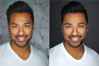 do headshot, portrait, and professional photo editing