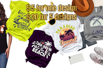 create bulk girls trendy typography tshirt design