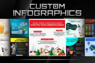 design custom infographics or posts for instagram
