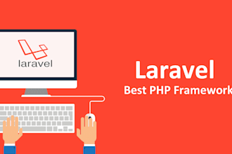 develop web app in laravel