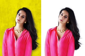 do professional background removal or cut out pic and shadow