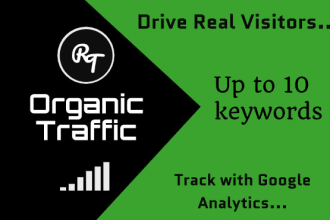 send keyword targeted organic traffic from uk and usa