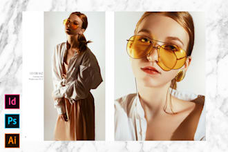 design professional fashion catalog