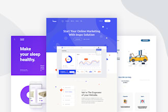 design an awesome web page or figma template for you