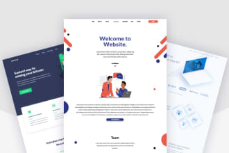 design an awesome landing page or figma template for you