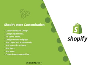 do shopify store tweaks and updates