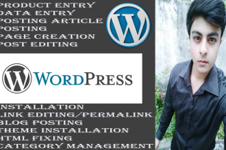 do professional wordpress product listing, data entry, content upload