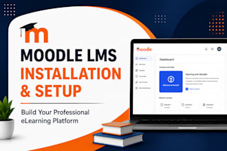 install and set up your moodle lms website