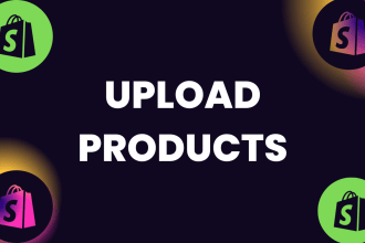 upload products to your shopify store