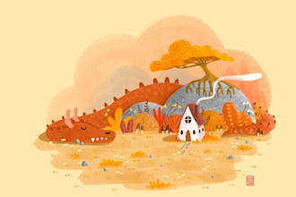 draw whimsical children book illustration